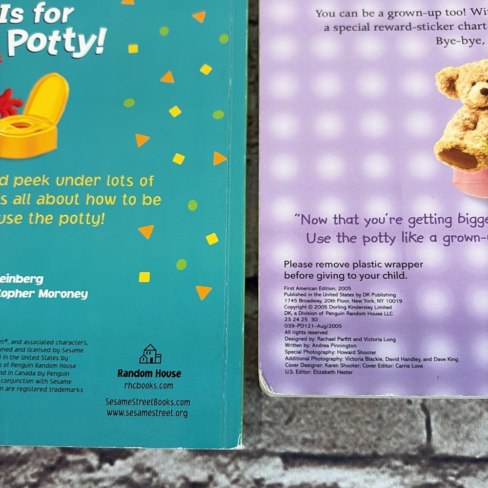 Sesame Street P is for Potty! And Girls Use the Potty! Book Bundle - Picture 15 of 16